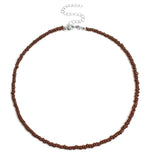 1pc Bohemian Style Ladies Choker Necklace Creative Fashion Bohemian Beaded Necklace Bead Choker Jewelry Accessories daiiibabyyy