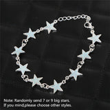 Fashion Fluorescent Bracelets & Bangles Pretty Heart Star Flower Shape Bracelets Glow In The Dark Luminous Bracelet For Women daiiibabyyy