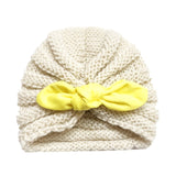 BalleenShiny Warm Baby Hats For Boys&Girls Infant Lovely Bowknot Hats Baby Bonnet Beanie Turban Head Accessories Kids Gifts daiiibabyyy