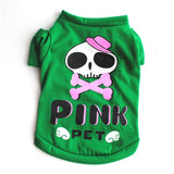 Pet Dog T-shirt Summer Breathable Dog Vest Cartoon Pet Clothes French Bulldog Chihuahua Costumes Small Medium Dog Coat daiiibabyyy