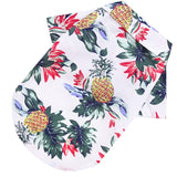 Dog Shirts Clothes Summer Beach Clothes Vest Pet Clothing Floral T-Shirt Hawaiian For Small Large Cat Dog Chihuahua daiiibabyyy