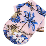 Dog Shirts Clothes Summer Beach Clothes Vest Pet Clothing Floral T-Shirt Hawaiian For Small Large Cat Dog Chihuahua daiiibabyyy