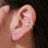 Ear Cuff Gold Leaves Non-Piercing Ear Clips Fake Cartilage Earring Jewelry For Women Men  gifts daiiibabyyy