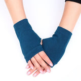 Half Finger Gloves for Women Winter Soft Warm Wool Knitting Arm Gloves Soft Warm Mittens Handschoenen Unisex Guantes Mujer Ne daiiibabyyy