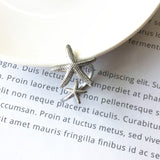 SRCOI New Design Double Cute Starfish Open Rings Gold Color Alloy Beach Starfish Adjustable Finger Ring For Women Birthday Gifts daiiibabyyy