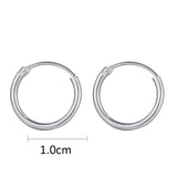 Punk Hip-Hop Small Hoop Earrings Circle Round Huggies for Women Girl Kids Ear Ring Bone Buckle Fashion Earring Jewelry Gift 2021 daiiibabyyy