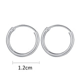 Punk Hip-Hop Small Hoop Earrings Circle Round Huggies for Women Girl Kids Ear Ring Bone Buckle Fashion Earring Jewelry Gift 2021 daiiibabyyy