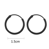 Punk Hip-Hop Small Hoop Earrings Circle Round Huggies for Women Girl Kids Ear Ring Bone Buckle Fashion Earring Jewelry Gift 2021 daiiibabyyy