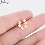 Trendy Jewelry Cute Animal Stud Earrings for Women Kids Fashion Metal Dog Paw Earings Simple Plane Ear Piercing Girls Brincos daiiibabyyy