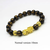 2PCS Obsidian Stone Beads Bracelet Pixiu Bracelet Black Wealth Bracelet Feng shui Bracelets Luck Bracelet for Women man 2021 daiiibabyyy