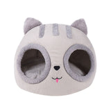 Super Soft Cat Bed Comfort Little Mat Basket Cat Head Shaped For Cat' House Pet Tent Cozy Cave Beds Indoor Pet Sleep Accessories daiiibabyyy