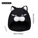 Super Soft Cat Bed Comfort Little Mat Basket Cat Head Shaped For Cat' House Pet Tent Cozy Cave Beds Indoor Pet Sleep Accessories daiiibabyyy