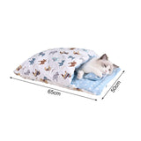 Super Soft Cat Bed Comfort Little Mat Basket Cat Head Shaped For Cat' House Pet Tent Cozy Cave Beds Indoor Pet Sleep Accessories daiiibabyyy