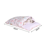 Super Soft Cat Bed Comfort Little Mat Basket Cat Head Shaped For Cat' House Pet Tent Cozy Cave Beds Indoor Pet Sleep Accessories daiiibabyyy