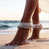 Bohemian Vintage Bells Ankle Bracelet Foot Jewelry Summer Beach Barefoot Sandals Charms Anklet Women Legs Accessories 1pcs daiiibabyyy