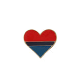 LGBT Pride Lesbian Gay Rainbow Heart Brooch Colorful Icon Enamel Pin Backpack Clothes Lapel Pins Lover Badge Friend Jewelry Gift daiiibabyyy