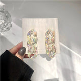 Acrylic Earrings For Women Trend Punk Korean Style Statement Transparent Earrings Bohemian Jewelry Accessories daiiibabyyy