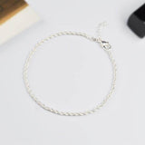 Silver color Stars Anklet Double Layer Silver plated Charms Ankle Bracelet Jewellery Anklets For Women Foot Jewelry A167 daiiibabyyy