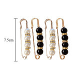 Brooch Set Big Beads Fashion Clothing Brooches for Women Pearl Lapel Pin Sweater Dress Brooch Pins Badge Buckle Diy Accessories daiiibabyyy