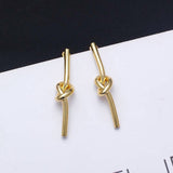 Fashion New Stainless Steel Stud Earrings For Women Geometric Gold Simple Earrings Brincos 2020 Trendy Christmas Accessories daiiibabyyy