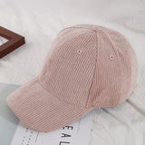 Men Corduroy Baseball Cap Women Spring Summer Embroidery Baseball Hat Men Outdoor Adjustable Sun Hat Vacation Casquette Gorras daiiibabyyy