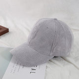 Men Corduroy Baseball Cap Women Spring Summer Embroidery Baseball Hat Men Outdoor Adjustable Sun Hat Vacation Casquette Gorras daiiibabyyy