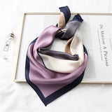 2021 Summer Luxury Brand Silk Scarf Square Women Shawls And Wraps Fashion Office Small Hair Neck Hijabs Foulard Scarves 70*70cm daiiibabyyy