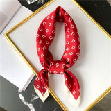 2021 Summer Luxury Brand Silk Scarf Square Women Shawls And Wraps Fashion Office Small Hair Neck Hijabs Foulard Scarves 70*70cm daiiibabyyy