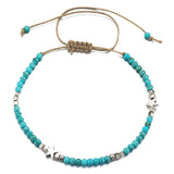 Bohemian Star Beads Stone Anklets For Women Vintage Woven Rope Pendant Bracelet On Leg Anklet Beach Ankle Jewelry New Gift