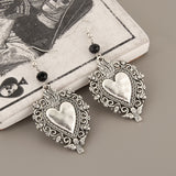 Vintage Witch Vampire Ghost Heart Magic Mirror Skeleton Drop Earrings Gothic Dangling Jewelry Gift daiiibabyyy