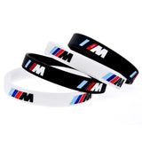 Daiiibabyyy Fashionable Silicone Engraved Sports Bracelet, M Performance, Used for BMW Club M3, M5, M6, Series Jewelry Gifts Accessories