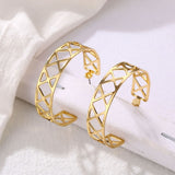 2021 Retro Alloy Metal Round Hoop Earrings for Women Fashion Gold Color Silver Color Bohemian Jewelry Earrings Party Gift daiiibabyyy