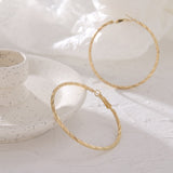 2021 Retro Alloy Metal Round Hoop Earrings for Women Fashion Gold Color Silver Color Bohemian Jewelry Earrings Party Gift daiiibabyyy