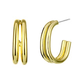 2021 Retro Alloy Metal Round Hoop Earrings for Women Fashion Gold Color Silver Color Bohemian Jewelry Earrings Party Gift daiiibabyyy