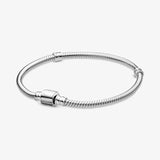 Hot Selling High Quality Authentic Silver Color Snake Chain Fine Bracelets Fit European Brand Charm Bracelet Women Girls Jewelry daiiibabyyy