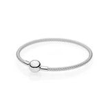 Hot Selling High Quality Authentic Silver Color Snake Chain Fine Bracelets Fit European Brand Charm Bracelet Women Girls Jewelry daiiibabyyy