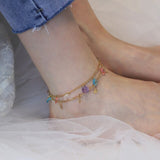 2021 NEW Summer Fishbone Gold Color Anklets Fashion Ankle Foot Jewelry Leg Chain on Foot for Women Gifts daiiibabyyy