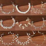 Women Headbands Hair Jewelry Wedding Hair Accessories For Women Rhinestone Pearl Headband Bride Tiara Hairbands Accessories daiiibabyyy