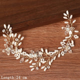 Women Headbands Hair Jewelry Wedding Hair Accessories For Women Rhinestone Pearl Headband Bride Tiara Hairbands Accessories daiiibabyyy