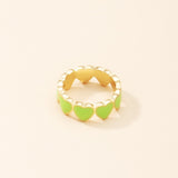 Mushroom Ring Most Loved Smile Rainbow Alien Flower Queen Rings Spring Fine Lucky Jewelry Heart Clouds Rings for Women Gift daiiibabyyy