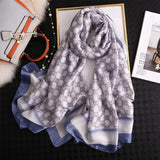 180x90cm Luxury Brand New Design Silk Scarf Women Fashion Shawl Spring Summer Autumn Tourist muffler wrap beach bandanna female daiiibabyyy