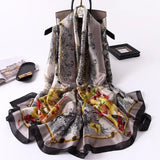 180x90cm Luxury Brand New Design Silk Scarf Women Fashion Shawl Spring Summer Autumn Tourist muffler wrap beach bandanna female daiiibabyyy