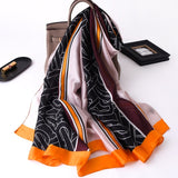 180x90cm Luxury Brand New Design Silk Scarf Women Fashion Shawl Spring Summer Autumn Tourist muffler wrap beach bandanna female daiiibabyyy