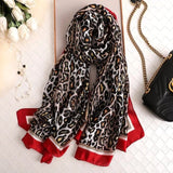 180x90cm Luxury Brand New Design Silk Scarf Women Fashion Shawl Spring Summer Autumn Tourist muffler wrap beach bandanna female daiiibabyyy