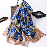 180x90cm Luxury Brand New Design Silk Scarf Women Fashion Shawl Spring Summer Autumn Tourist muffler wrap beach bandanna female daiiibabyyy