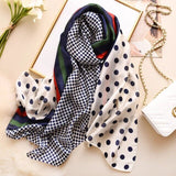 180x90cm Luxury Brand New Design Silk Scarf Women Fashion Shawl Spring Summer Autumn Tourist muffler wrap beach bandanna female daiiibabyyy