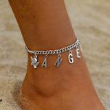 FAMSHIN 2021 Boho Anklets For Women Girls Stars Chains On Leg Bule Stone Leg Bracelet Summer Beach Accessories Barefoot Jewelry daiiibabyyy