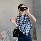 2021 new spring women scarf quality shawl silk fashion scarf headscarf beach sunscreen bag headscarf scarf 90cm*90cm daiiibabyyy