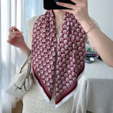 2021 new spring women scarf quality shawl silk fashion scarf headscarf beach sunscreen bag headscarf scarf 90cm*90cm daiiibabyyy