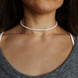 Vintage Style Simple 6MM Pearl Chain Choker Necklace For Women Wedding Love Shell Pendant Necklace Fashion Jewelry daiiibabyyy